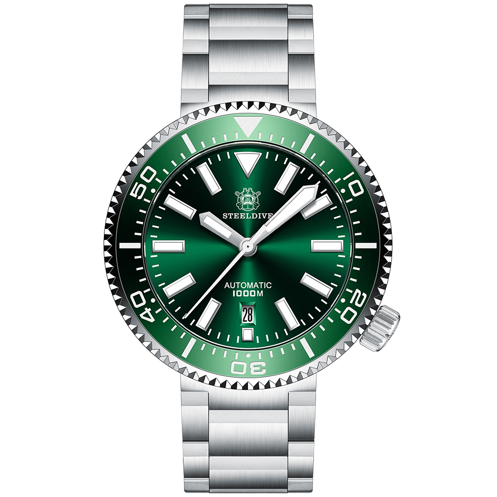 Seiko Watch Prospex - STEELDIVE Herren-Automatikuhren, Taucheruhr, 1000 m wasserdicht,