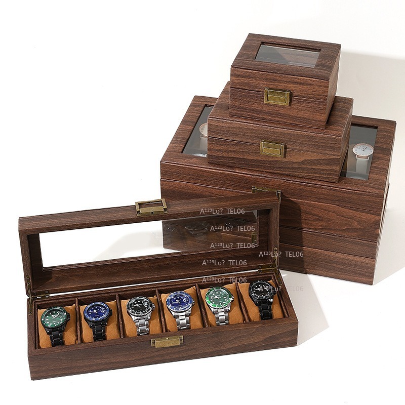 Vintage Holzmaserung PU-Leder  – Watch Display Box Bewertung und Preis
