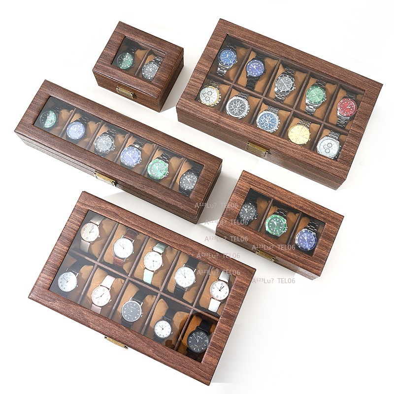 Vintage Holzmaserung PU-Leder  – Watch Display Box Bewertung und Preis