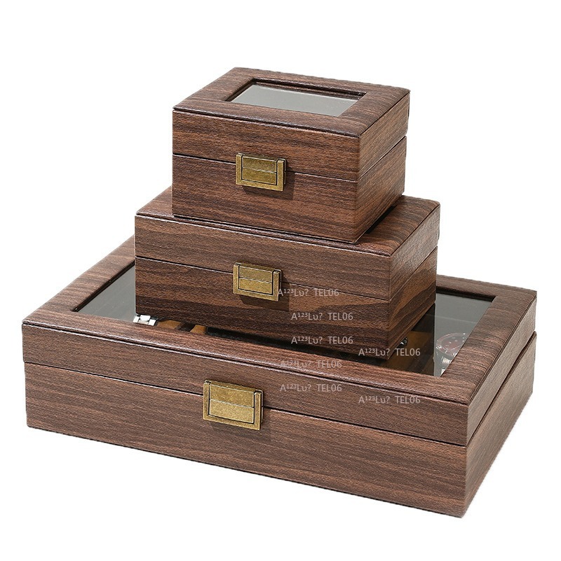 Vintage Holzmaserung PU-Leder  – Watch Display Box Bewertung und Preis